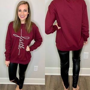 Faux leather leggings